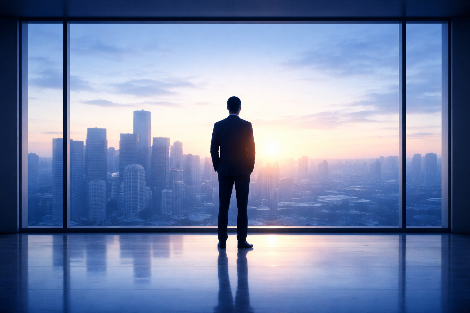 Sunrise skyline hero